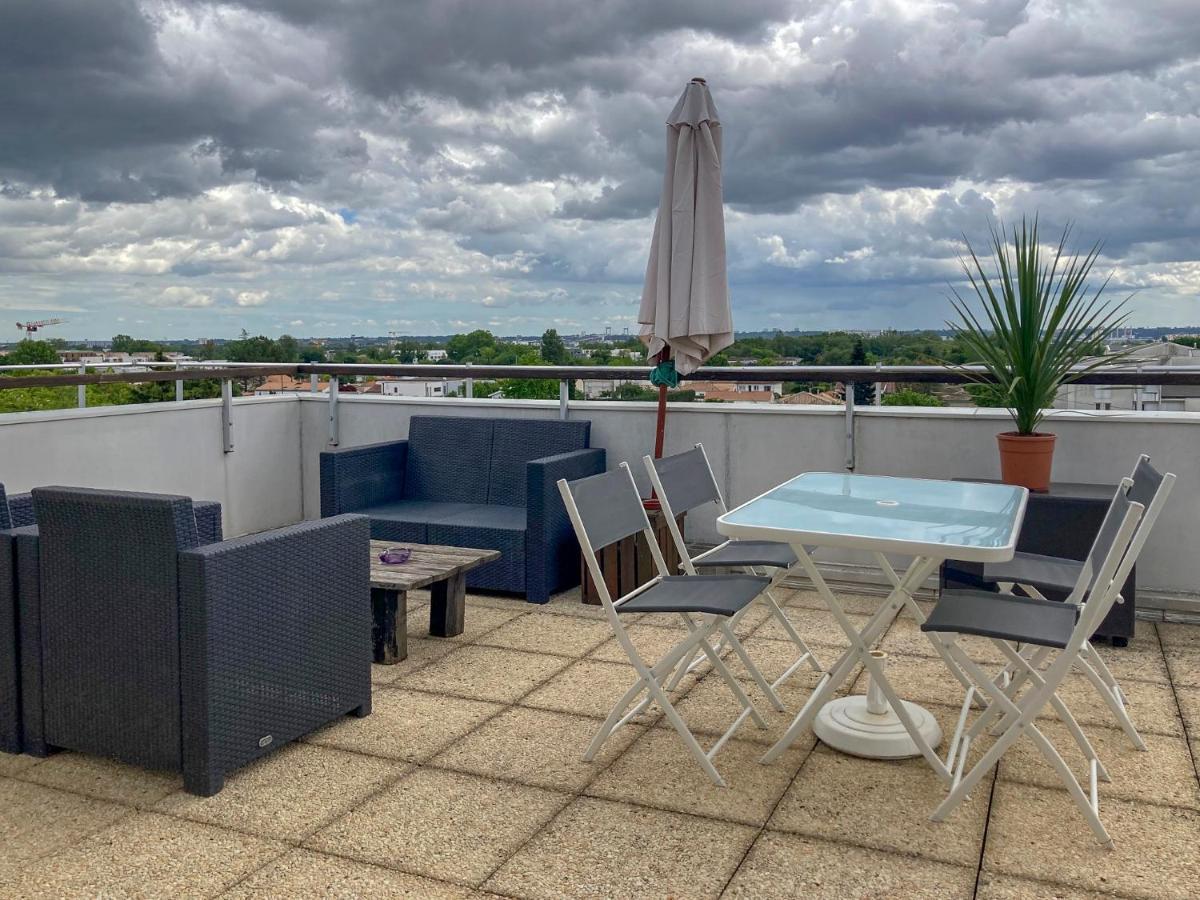 Proche Bordeaux Appartement 75 M2 Rooftop Bruges Eksteriør bilde