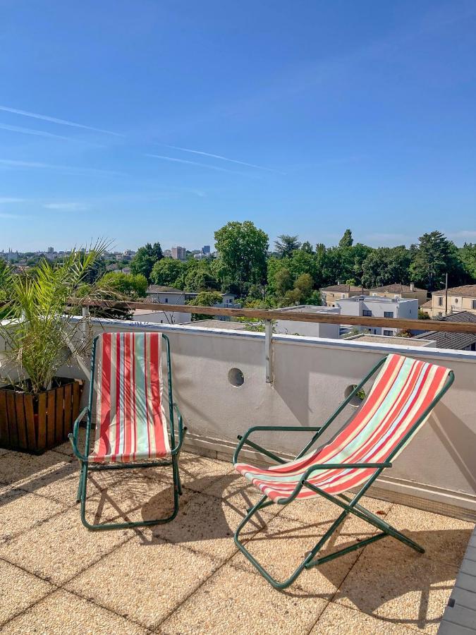 Proche Bordeaux Appartement 75 M2 Rooftop Bruges Eksteriør bilde